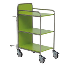 Der Novocal Stationswagen verfügt über einen vollverschweißten Edelstahlrahmen mit drei Einlegeböden, vier Lenkrollen und einen seitlichen Griff - perfekt für den Einsatz im Krankenhaus. Wird als 1 Packung (1 Stück) geliefert.