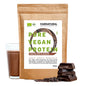 Ekologisk vegansk proteinpulverchoklad utan soja
