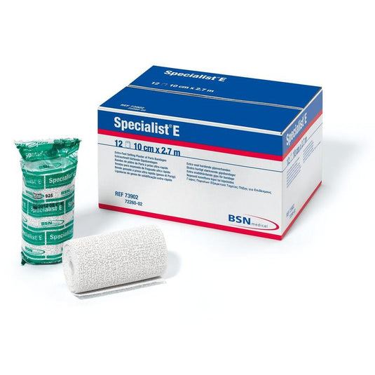 Specialist E, långa vitgipsband, vita