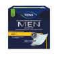 Eine Schachtel von Muster TENA Men Active Fit von TENA - Essity Germany GmbH zeigt eine blau-silberne Verpackung, ein Produktbild und einen Text, der maximale Sicherheit und Komfort für Männer mit Blasenschwäche betont.