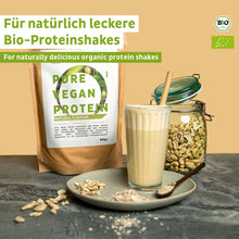 Ekologiskt veganskt proteinpulverneutralt utan soja