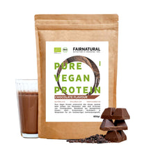Ekologisk vegansk proteinpulverchoklad utan soja