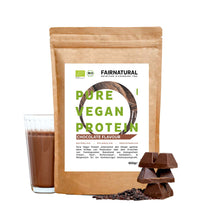 Ekologisk vegansk proteinpulverchoklad utan soja