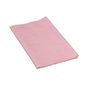 En prydligt vikt rosa tygservett, som påminner om en slät Vileda dammduk 101 High Performance storlek 2, presenteras mot en vit bakgrund. Den rektangulära formen framhäver dess eleganta enkelhet, perfekt för alla miljöer för torrstädning från Vileda GmbH.