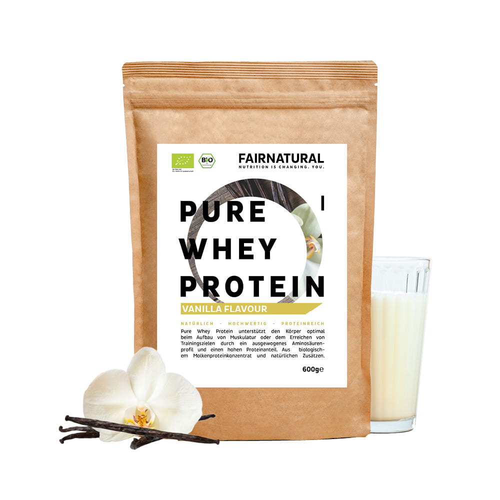 Ekologiskt vassleproteinpulver vanilj