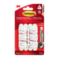 Command™ Mini-kroken, 17006 från 3M Deutschland GmbH innehåller sex vita krokar med klisterremsor för skonsam, borrfri upphängning. Lätt att ta bort utan rester; levereras i röd-vit förpackning.