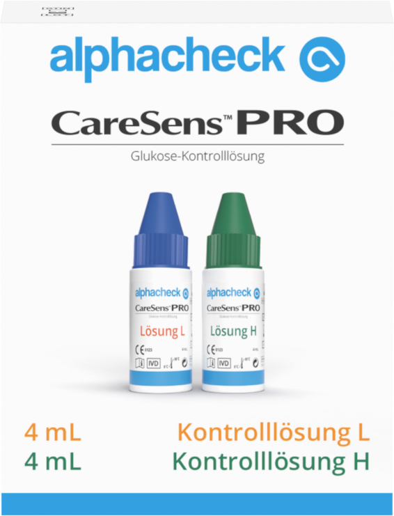CareSens Pro kontrolllösning H | Flaska (4 ml)