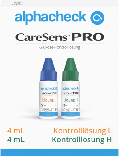 CareSens Pro kontrolllösning H | Flaska (4 ml)