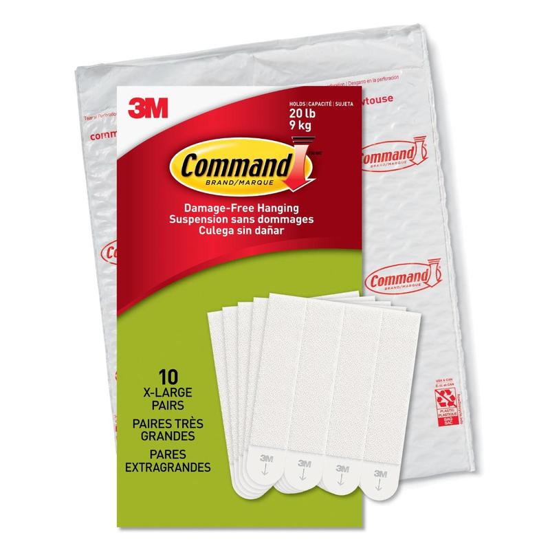 3M™ Command™ bildmonteringsremsor PH217 - X-Large för tunga vikter upp till 9 kg