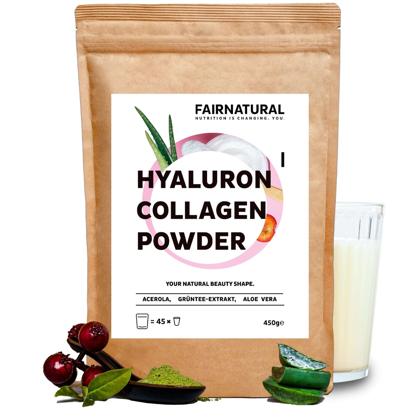 Kollagen hyaluronpulver