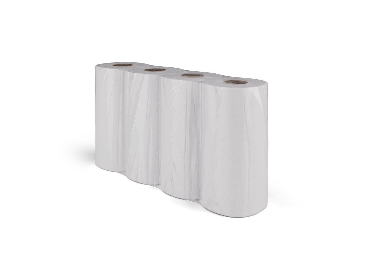 KÖKSHANDDUK - neutral, 3-lagers, vit, 64 ark, 8x4 rullar | Kartong (8 förpackningar)