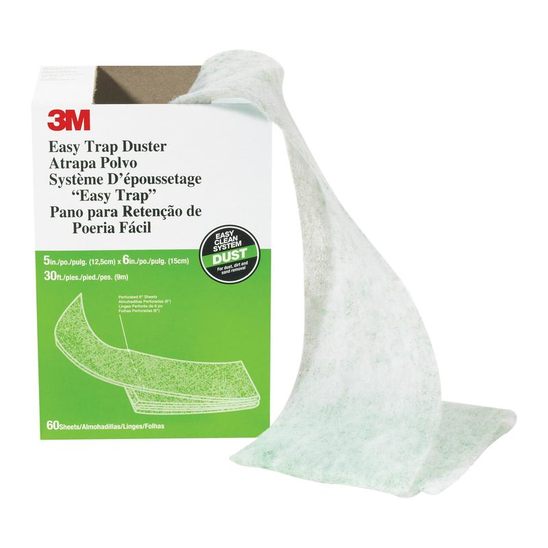 3M™ Cleaning Fleece Easy Trap, Vit, 203 mm x 38,1 m, 1 rulle/låda | Förpackning (1 rulle)