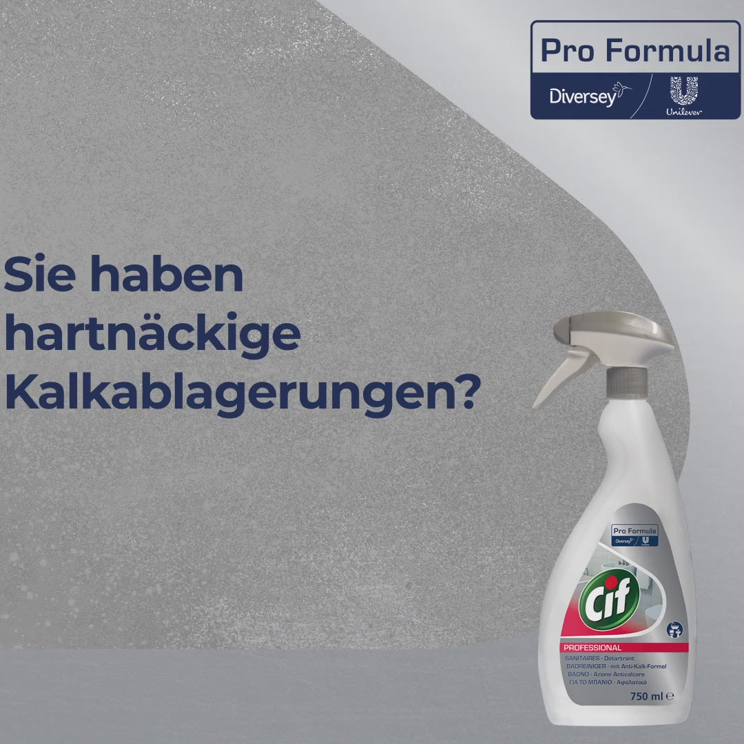 CIF professionell badrumsrengöring, renare och descaler | Flaska (750 ml)