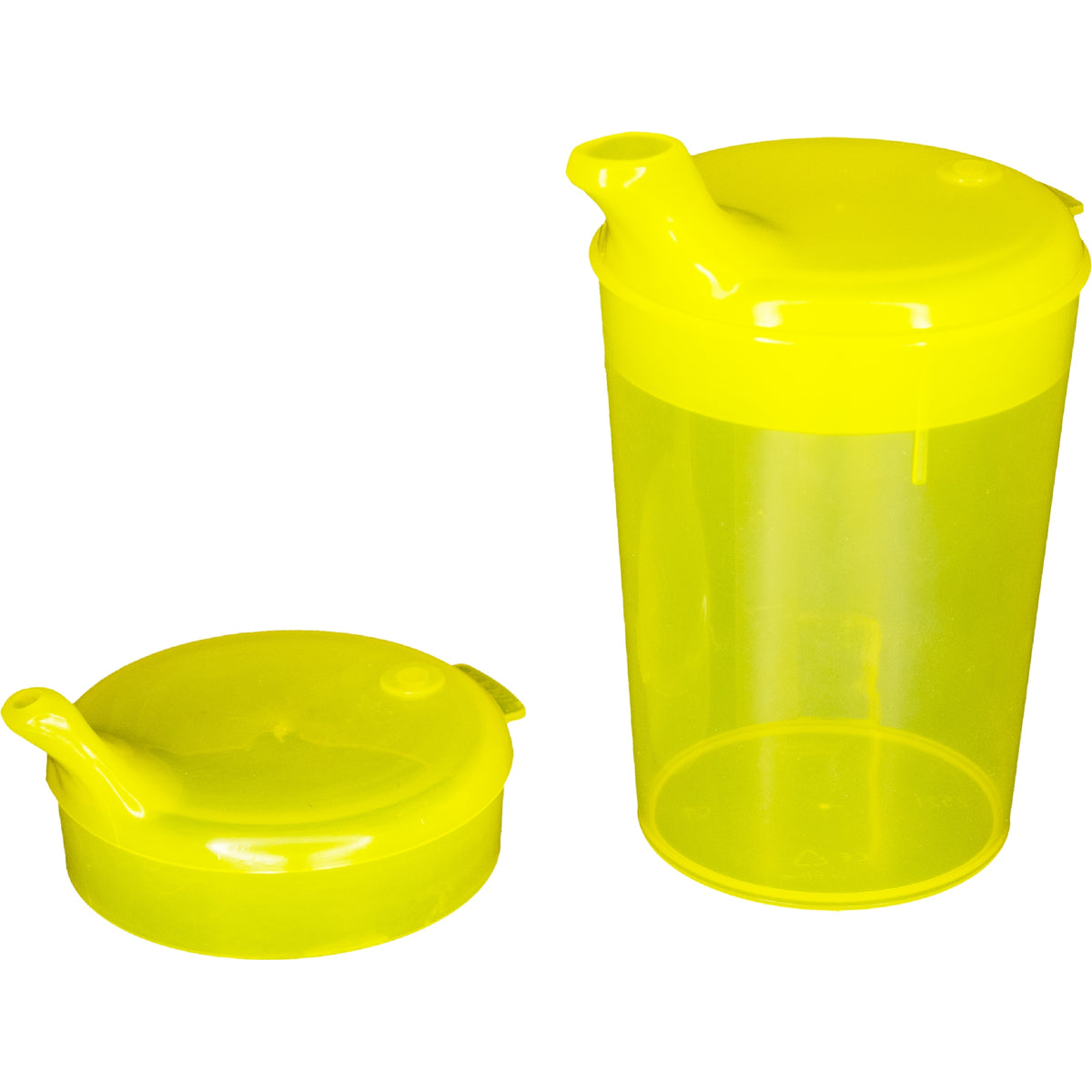 NITRAS sippy cup set, polypropen, 3 delar, 1 kopp kapacitet 250 ml