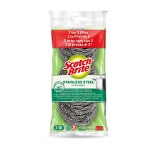 Scotch-Brite® spiral i rostfritt stål, 2 per förpackning + 1 gratis | Förpackning (3 stycken)