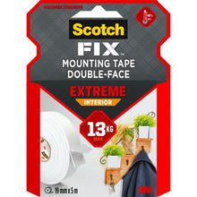 Scotch-FIX™ Extreme dubbelsidig interiörmonteringstejp PGS05-1950-P, 19mm x 5m, 1 rulle/pack | Förpackning (1 rulle)