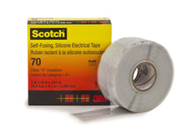 Scotch® 70 silikongummitejp Självsmältande ljusgrå 25 mm x 9 m 0,3 mm | Förpackning (1 rulle)
