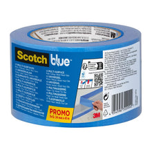 ScotchBlue™ Multi-Surface Painter's Masking Tejp, 24mm x 41m, 3 rullar/pack, 100 % PEFC, SGSCH-PEFC-COC-110078 | Förpackning (3 rullar)