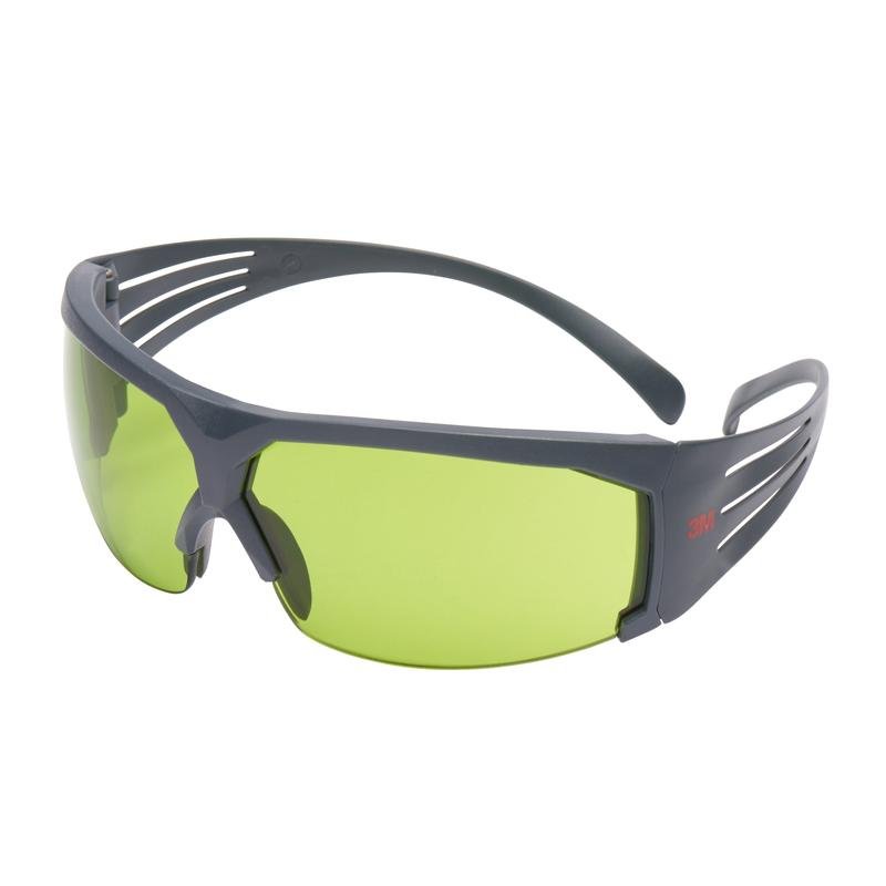 3M™ SecureFit™ 600 skyddsglasögon, grå skalmar, repbeläggning, skyddsnivå för svetslinser, nivå 1,7, SF617AS-EU, 20 per förpackning | Förpackning (1 st)