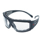 3M™ SecureFit™ 600 skyddsglasögon, grå skalmar, skumbåge, Scotchgard™ anti-dim/anti-rep-beläggning (K&N), klar lins, SF601SGAF/FI-EU | Förpackning (1 st)