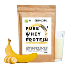 Ekologiskt vassleproteinpulver banan