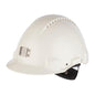 3M™ Hård hatt, Uvicator, Spärrfäste, Ventilation, Plast Svettband, Lamphållare, Vit, G3000NUV-10-VI | Förpackning (1 st)