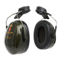 3M™ PELTOR™ Optime™ II hörselkåpor, grön, hjälmfäste, H520P3E-410-GQ | Förpackning (1 st)
